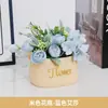 Flor Artificial Planta Verde Pequenos Enfeites Entrada Sala de Estar Decoração de Casa Mesa de Escritório Aparador Decoração Floral