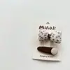 Pinza para el pelo de par con diseño de cuadros estilo café con leche, lazo, flor, para niños, pinza para el pelo de bebé, pinza lateral, pinza para el flequillo