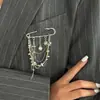 Joyería Transfronteriza Europea y Americana Diseño DIY Broche de Estrella de Ocho Puntas Corazón con Pedrería Moda Pin de Cuenta CCB Tobillera