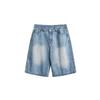 OUSWE Marca de moda de rua americana Loose Retro Washed White Denim Shorts Calças Masculinas Calças de Verão RK71