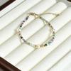 Pulsera Nueva de Piedra Natural Ojo de Tigre Azucarado Pulsera de Cuentas de Cristal Nicho Lujo Ligero Pulsera de Perlas de Agua Dulce Venta al por Mayor
