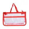 Comércio Exterior Mais Vendido Versão Coreana Multifuncional Portátil Necessaire Eva Bolsa de Cosméticos Transparente Bolsa com Puxador Duplo Bolsa de Armazenamento para Cosméticos