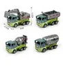 Carrinho de brinquedo de metal fundido, brinquedo infantil de liga, carro de fricção, modelo de simulação, engenharia, carro de bombeiros, carro transfronteiriço