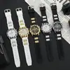 Nuevo Negocio Transfronterizo Blu-ray Reloj para Hombre Reloj para Hombre Esfera Grande Reloj de Cuarzo Correa de Silicona Fabricantes en stock