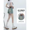 Shorts de mezclilla vintage de color claro para mujer, estilo fino de verano, 2026 modernos versátiles nuevos de cintura alta línea A rasgados hot pants