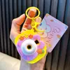 Llavero de Cámara de Proyección de Unicornio Arcoíris Creativo Colgante de Juguete de Dibujos Animados Personalizado Decoración de Mochila para Pareja