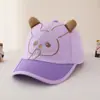 Boné Popular de Pato para Meninos e Meninas, Tecido de Algodão para Primavera e Outono, Design de Animal 3D, Boné de Beisebol Versátil para Proteger do Sol para Crianças