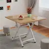 Mesa plegable, mesa de comedor cuadrada, mesa pequeña para uso doméstico, alquiler de apartamentos pequeños, mesa de comedor sencilla, mesa cuadrada