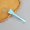 Brocha de Silicona de Doble Propósito con Espátula para Aplicar Mascarilla de Barro, Brocha en Forma de Abanico para Ácido Frutal, Herramientas de Belleza al por Mayor