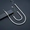 Collar Transfronterizo Nuevo de Acero de Titanio con Escamas de Pez para Hombres, Estilo Hip-Hop de Moda, Pulsera Sencilla de Nicho para Mujeres, Accesorios de Alta Gama
