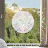 BR-JD510 Láser Colorido Palma de Loto Sol Luna Autoadhesivo Atrapasoles Pegatina para Ventana Pegatina Decorativa de Vidrio para el Hogar