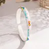 Pulsera de Plata Pura 9999 para Mujer, Banda Ancha, Nuevo Estilo Chino, Estilo Nacional, Pulsera de Plata Esmaltada Colorida con Diseño de Montaña y Río, Regalo para Mamá, Regalo para Hija