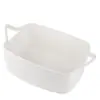 Cesta de almacenamiento rectangular tejida con cuerda de algodón, la más vendida en Amazon al por mayor, cesta de almacenamiento para juguetes y artículos varios, cesta de almacenamiento para baño