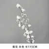 Flores artificiales blancas para decoración de escenas de boda, decoración del hogar, ramos artificiales, rosas, hortensias, gypsophila, venta al por mayor de flores artificiales