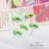 Liga Verde Cor Fofa Urso Laço Garra de Gato Borboleta Flor DIY Pulseira de Mão com Contas Material