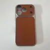 Capa de PC com Textura de Couro de Lichia se Transforma Instantaneamente em uma Janela Grande, Adequada para iPhone 18 Pro, Capa de Celular Apple, Capa Protetora Anti-Queda com Furos de Precisão