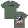 Nueva Camiseta de Comercio Exterior Charlie Kirk Libertad para Hombres y Mujeres Camiseta Casual Clásica Y2K