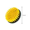 Cepillo de Limpieza para Taladro Eléctrico con Mango Largo para Baño, Inodoro, Azulejo, Vidrio, Ranuras de Coche y Grietas