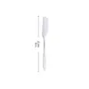Cuchillo y Tenedor para Tripas de Pescado de Acero Inoxidable, Cuchillo y Tenedor para Bistec, Cuchara de Mesa, Cuchara y Tenedor de Postre de Hotel, Cuchara y Tenedor para Servir, Gama Completa de Vajilla Occidental