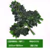 Decoración de hoja de higuera de alta simulación hojas de ingeniería de jardín pegamento de hojas ramas falsas ramas grandes venta al por mayor plantas verdes