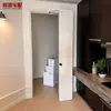 Puerta Plegable Puerta Deslizante Puerta Plegable Plana de 180 Grados Sin Riel Inferior Apartamento Pequeño Puerta de Madera Baño 63% de descuento Puerta Plegable