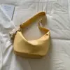 Bolsa Transversal de Ombro Único Casual e Estilosa Minimalista Shuai Mi Home com Textura da Moda, Novo Modelo 2026 Bolsa Dumpling de Nicho