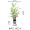Simulación asta Helecho árbol falso planta verde decoración maceta sala de estar interior grande bonsái decoración de piso ventas directas de fábrica