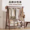 Perchero de madera maciza, perchero de pie para dormitorio, tendedero para ropa en casa, estante para colgar ropa en interiores, perchero de madera