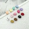 Cuentas de Aleación Granos de Café Color Macarrón Cuentas de Granos de Café Joyería Hecha a Mano DIY Colgante para Bolso Pulsera Material