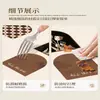 Jogo Americano de Mesa de Jantar Estilo Medieval, Toque de Luxo Leve e Alto Padrão, Toalha de Mesa para Mesa de Centro, Não Lavável, Impermeável, À Prova de Óleo, Resistente ao Calor