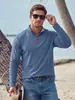 Ropa de Hombre Transfronteriza Estilo Americano Cuello Alto Elástico Deportivo Pulóver Comercio Exterior TK Tallas Grandes Exterior Fitness Transpirable Sudadera Casual