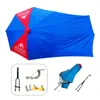 Sombrilla Plegable Neutra para Motocicleta, Doble Capa Impermeable, Engrosada, Parasol de Vinilo, Soporte Estable para Hombres