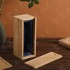 Caja de Almacenamiento Rectangular Antigua de Madera Maciza Escritorio Retro Caja de Madera Pequeña de Madera Maciza Empaque de Regalo Personalizado Caja de Té