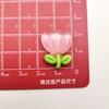 Hielo de imitación a través de flor de tulipán girasol accesorios de resina DIY pegamento de crema funda de teléfono móvil tocado pinza para el pelo parche