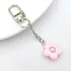 Chaveiro Flor Dopamina Colorida Joia Pequena Fresca Pingente DIY Pingente Coração de Menina Pequeno Presente