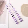 Garra de Águia Pequena Série de Estampas Casuais Manicure Usável para Mulheres 24 Peças Manicure Pronta Unhas Amêndoa