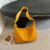 Bolso Cruzado de Cuadros Otoño e Invierno para Mujer Gran Capacidad Un Solo Hombro Bolso para el Trabajo Debajo del Brazo Versátil Estudiante Lona a Cuadros Bolso Dumpling