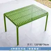 Mesa y Silla de Ocio para Balcón Nórdico Combinación Silla de Aluminio para Exterior Mesa de Aluminio para Exterior Mesa y Silla Completamente de Aluminio Mesa y Silla Pequeñas Simples