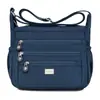 Bolso de Mujer 2026 Nuevo Modelo Transfronterizo Versátil Color Sólido Tela de Nylon Bolso de Mamá Gran Capacidad Hombro Único Cruzado Bolso Cuadrado Pequeño