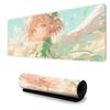 Alfombrilla de Ratón para Gaming Estilo Anime Extra Grande con Bordes Reforzados para Chicos E-Sports Teclado de Ordenador Grande Alfombrilla Engrosada Antideslizante