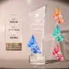 Trofeo de Cristal Hecho a Medida para Premios de Alta Gama y Elegantes para Empleados Destacados, Campeones de Concursos Creativos y Premios de Reunión Anual