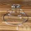 Accesorios DIY para Candelabros Hechos a Mano, Soporte para Candelabro con Agujeros, Lámpara de Carrillón de Viento de Concha, Materiales para Candelabros de Sala de Estar de Tres y Cuatro Niveles