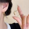 Aretes de Perla para Mujer, Aretes de Nicho Estilo Ins, Aros, Lujo Ligero, Sensación de Alta Gama, Aretes Versátiles de Celebridad de Internet, Aguja de Plata 925 al por Mayor