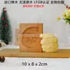 Cortadores de Biscoito de Madeira Transfronteiriços Carimbo de Madeira de Faia de Natal Ferramentas para Assar Biscoitos em Formato de Flor Coração Dia dos Namorados