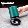 Copo de Dados Silencioso de Couro com Base para KTV Boate Bar Copo de Dados Reto com Toque Suave