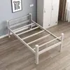 Cama de Ferro de Camada Única Cama de Solteiro Dormitório de Estudantes e Funcionários Cama com Estrutura de Ferro Cama de Casal 1,35m Beliche de Ferro