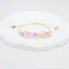 Acessórios para Bancas de Feira Noturna, Pulseiras DIY de Narciso, Pulseiras Populares de Flores Secas, Presentes para Estudantes e Melhores Amigos