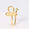 Argola de Nariz em U Moda Transfronteiriça Europeia e Americana com Clipe de Nariz de Diamante Estrela Coração Não Perfurante Olho de Demônio Argola Falsa para Nariz