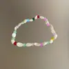 Accesorio de Vacaciones: Pulsera Multicolor de Cuentas de Cristal y Perlas de Arroz de Múltiples Capas, Joyería de Mano Bohemia Lujosa y de Alta Gama