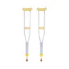 Muletas de Acero Inoxidable, Muletas Axilares para Adultos y Niños, Ajustables, Muletas Dobles Engrosadas para Personas Mayores con Fracturas, Directo de Fábrica